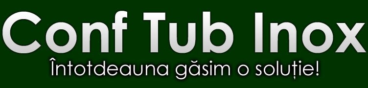 Conf tub inox